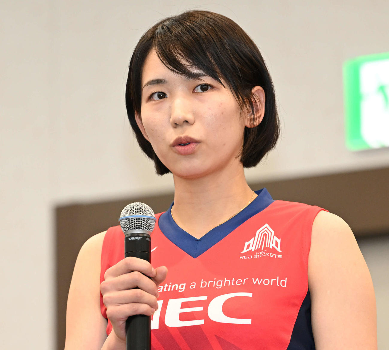 NEC古賀紗理那（2022年10月18日撮影）