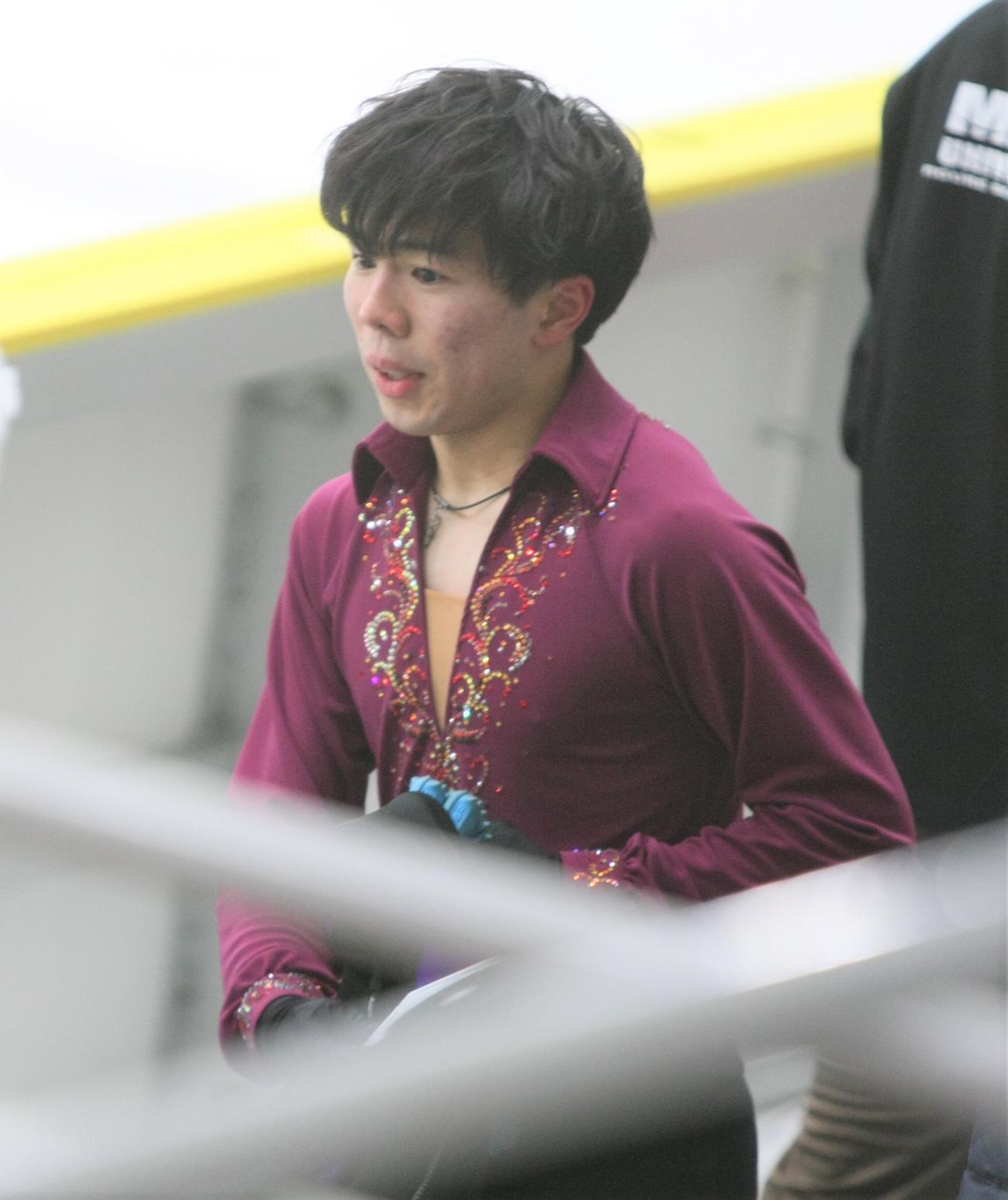 演技後に充実した表情を浮かべる佐藤（撮影・藤塚大輔）