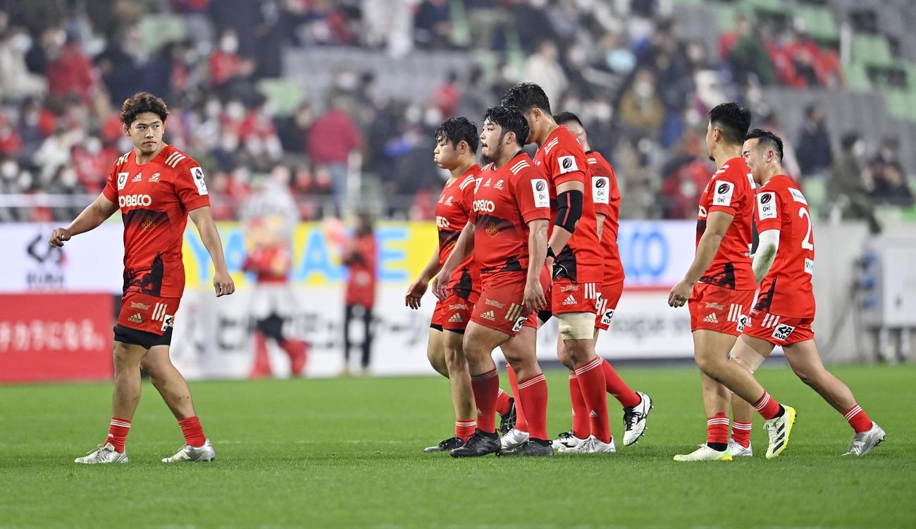 東京SGに敗れた神戸フィフティーン（共同）