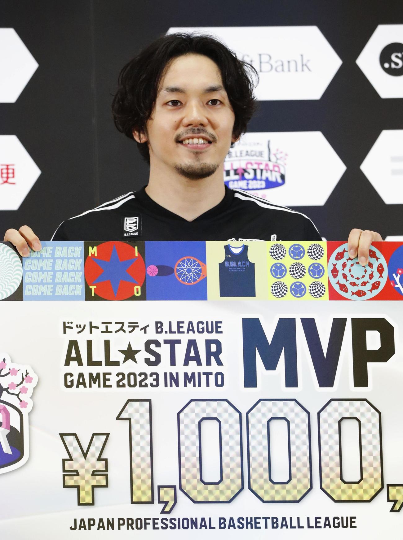 MVPに選ばれた「B・BLACK」の篠山