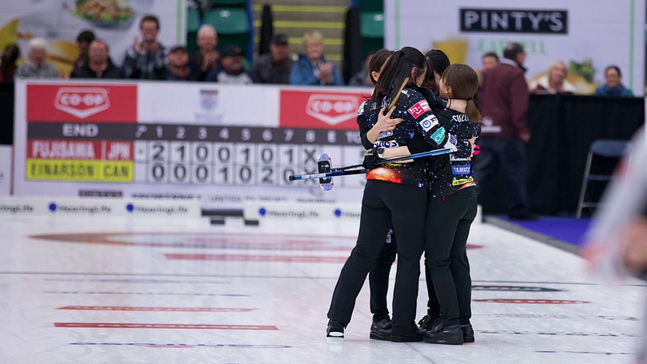 優勝したロコ・ソラーレ(C)Anil Mungal／Grand Slam of Curling