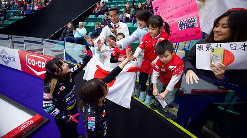 優勝したロコ・ソラーレ(C)Anil Mungal／Grand Slam of Curling