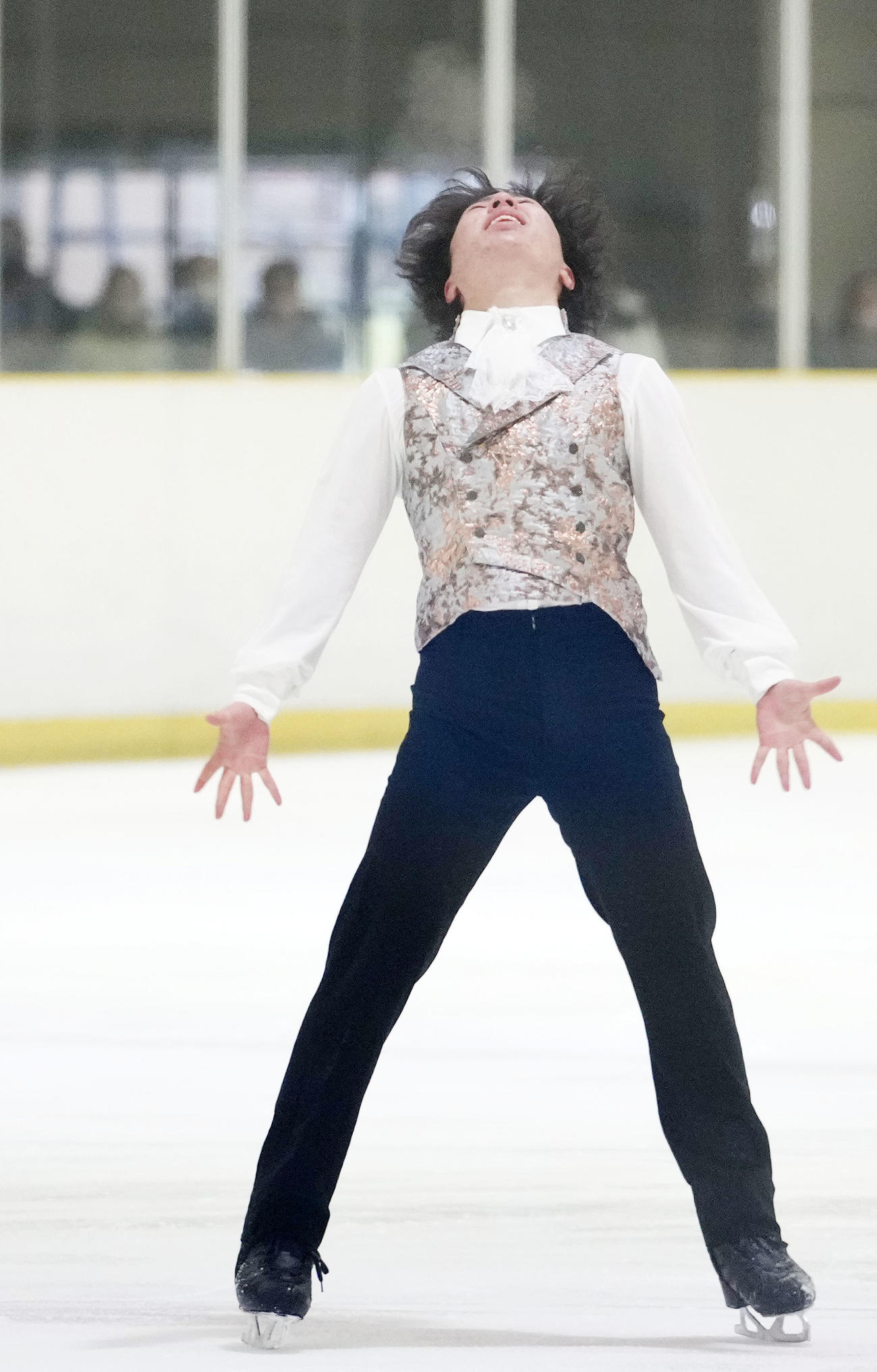 男子フリーを終え白い息をはく三浦（撮影・横山健太）
