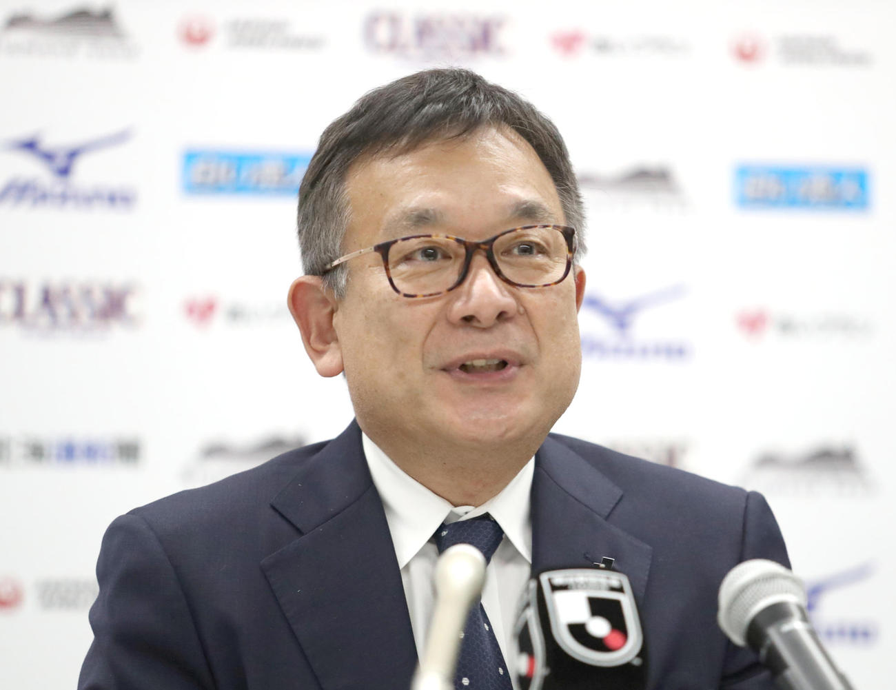 Jリーグ前チェアマンの村井満氏（2022年撮影）
