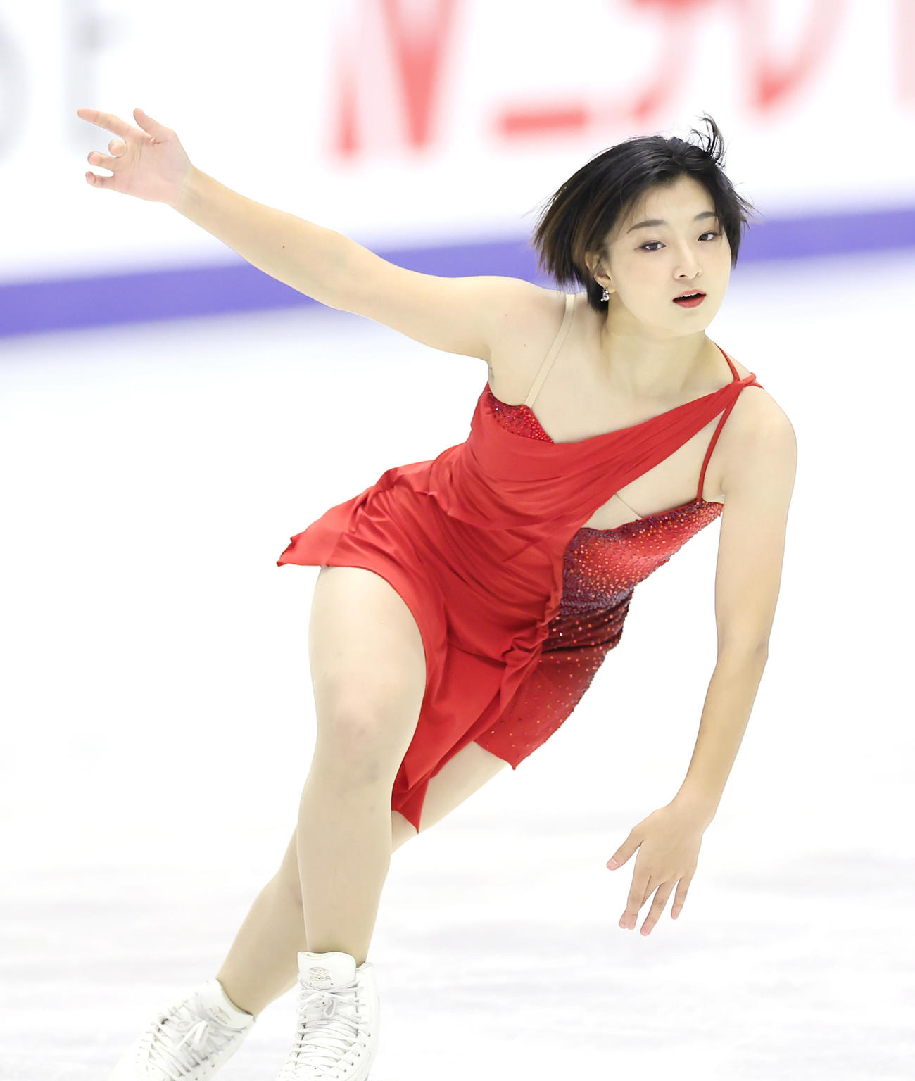 坂本花織（2022年11月19日撮影）