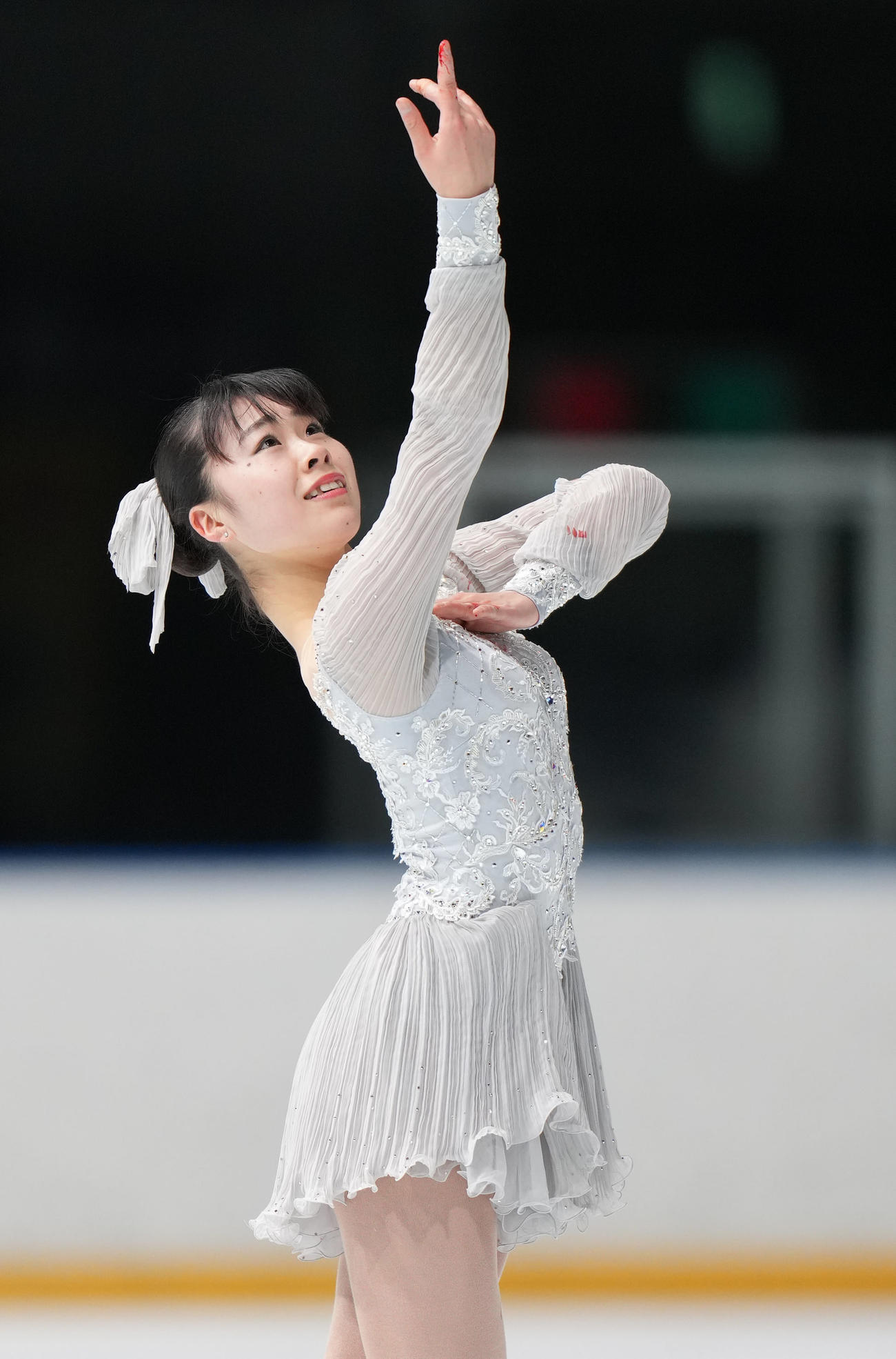 成年女子SPで演技を見せる鈴木（大阪）（撮影・狩俣裕三）