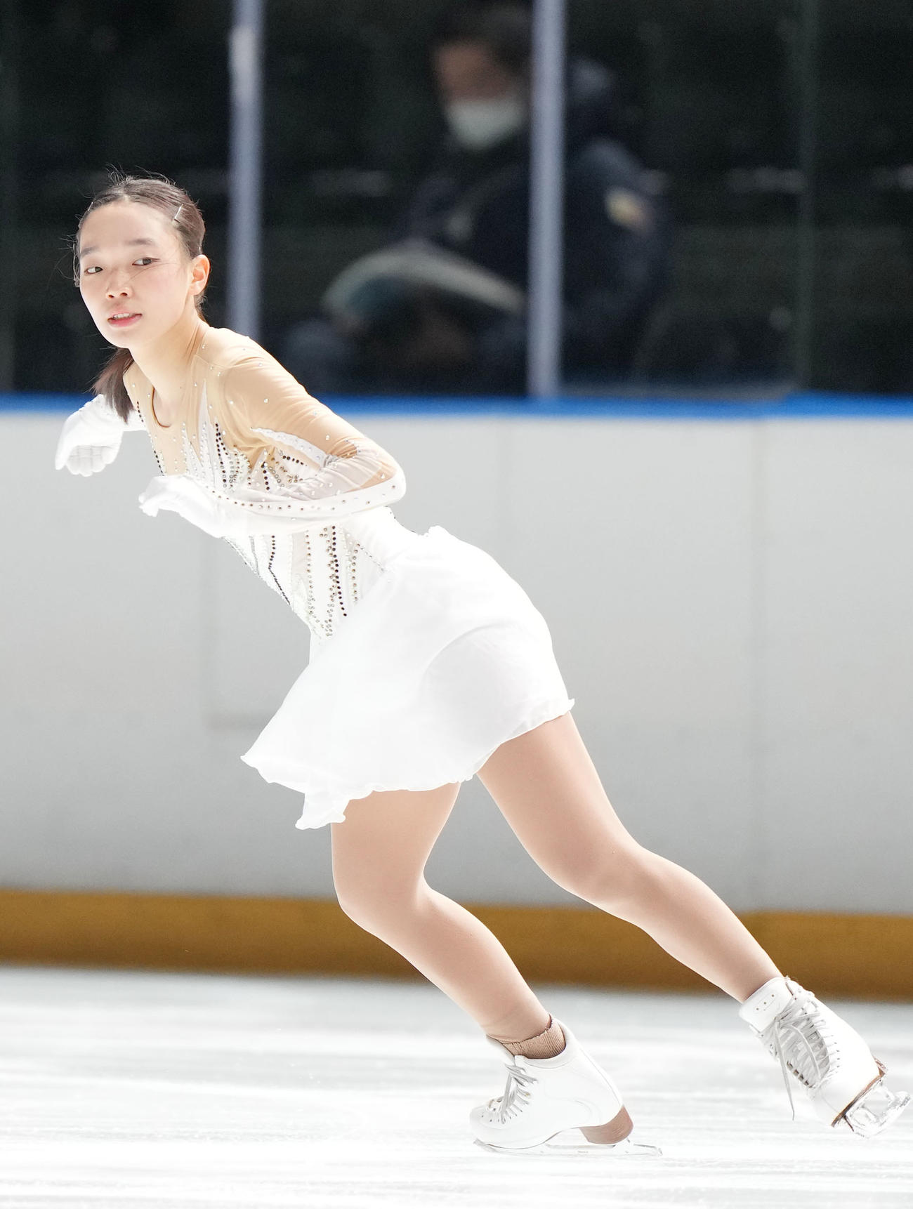 成年女子SPで迫力ある演技を見せる田村（山梨）（撮影・狩俣裕三）