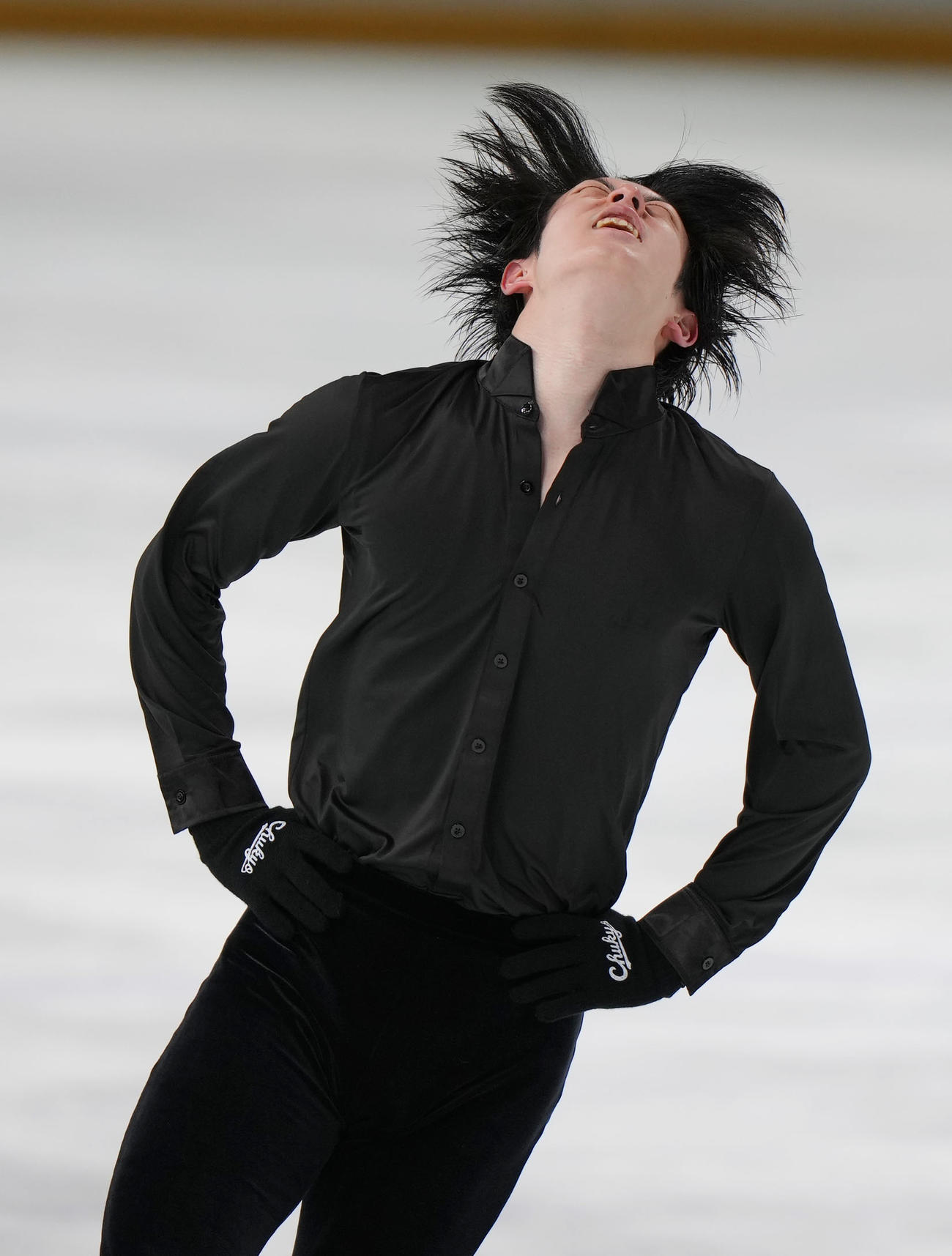 成年男子SPの演技後、悔しがる山本（愛知）（撮影・狩俣裕三）