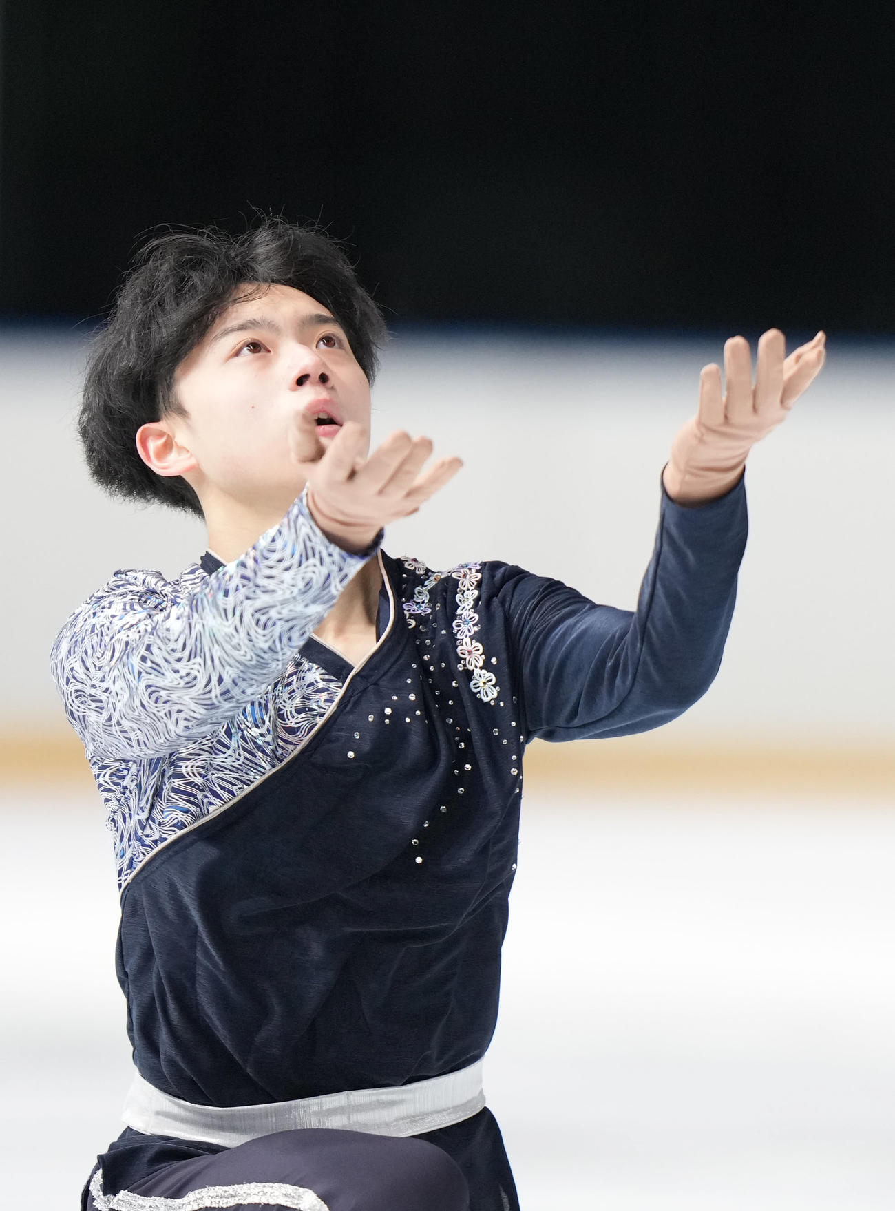 成年男子フリーで演技を見せる北村（千葉）（撮影・狩俣裕三）