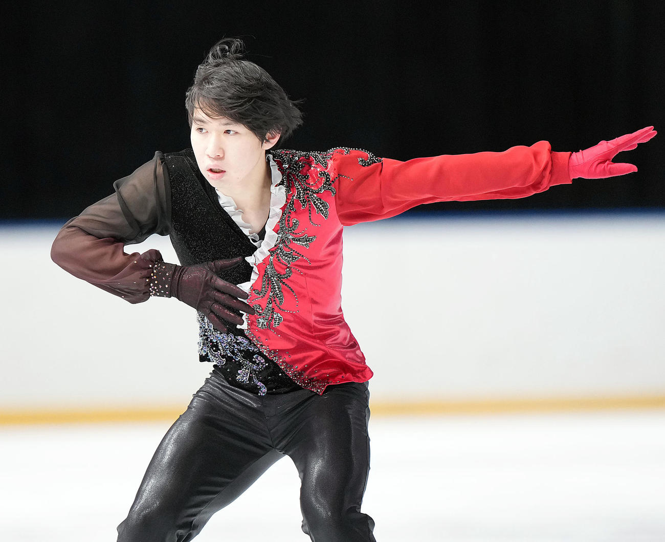 成年男子フリーで演技を見せる小林（滋賀）（撮影・狩俣裕三）
