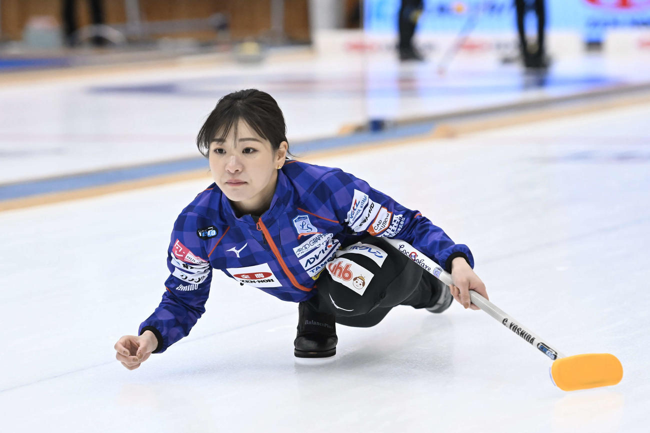 ロコ・ソラーレの吉田知那美(C)JCA IDE