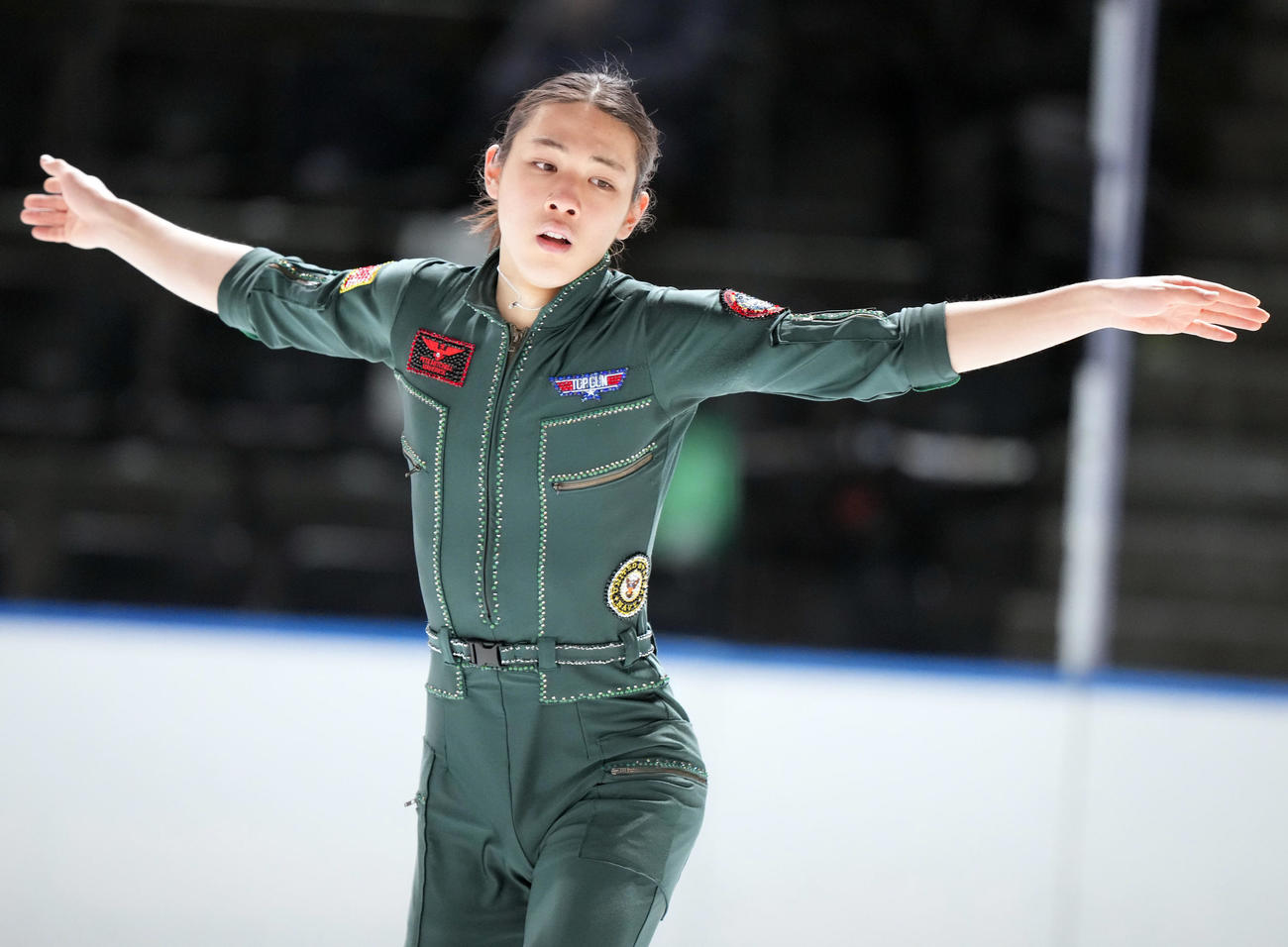 成年男子フリーで演技を見せる大島（埼玉）（撮影・狩俣裕三）