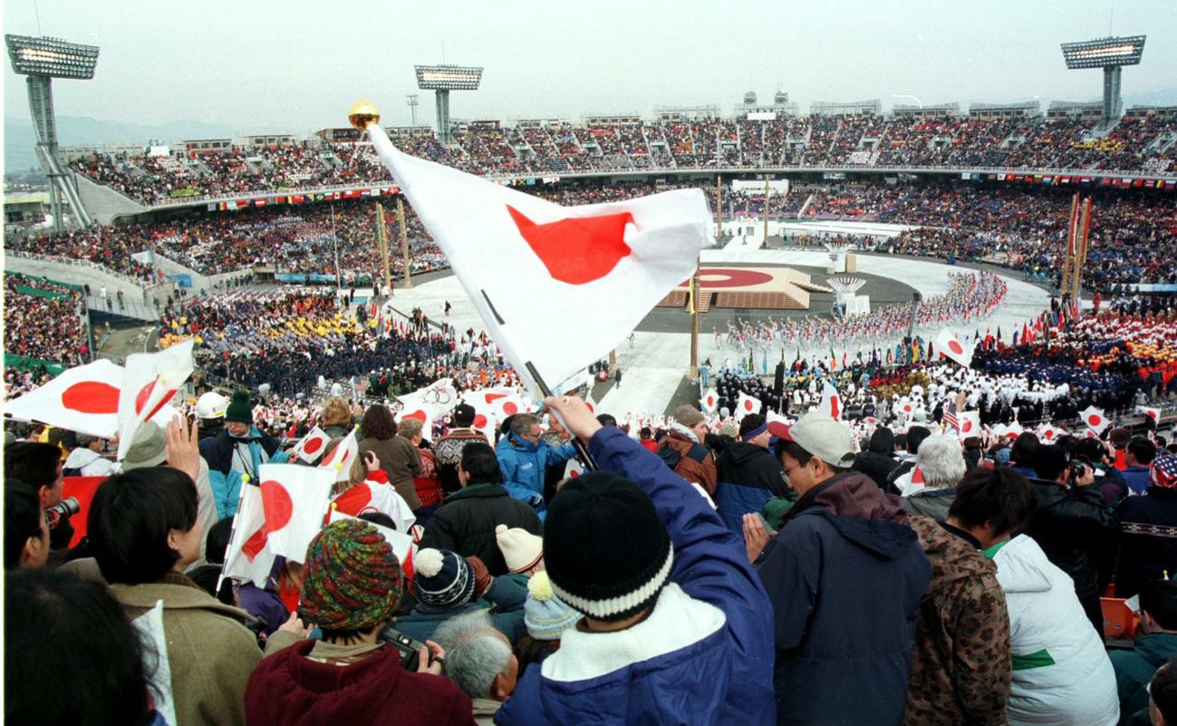 長野五輪開会式　全景