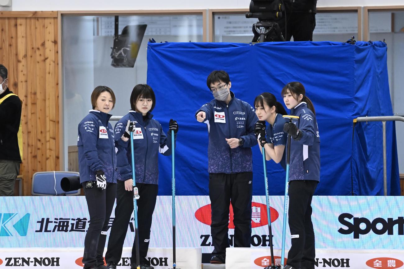 タイムアウトをとるSC軽井沢クラブ（C）JCA IDE