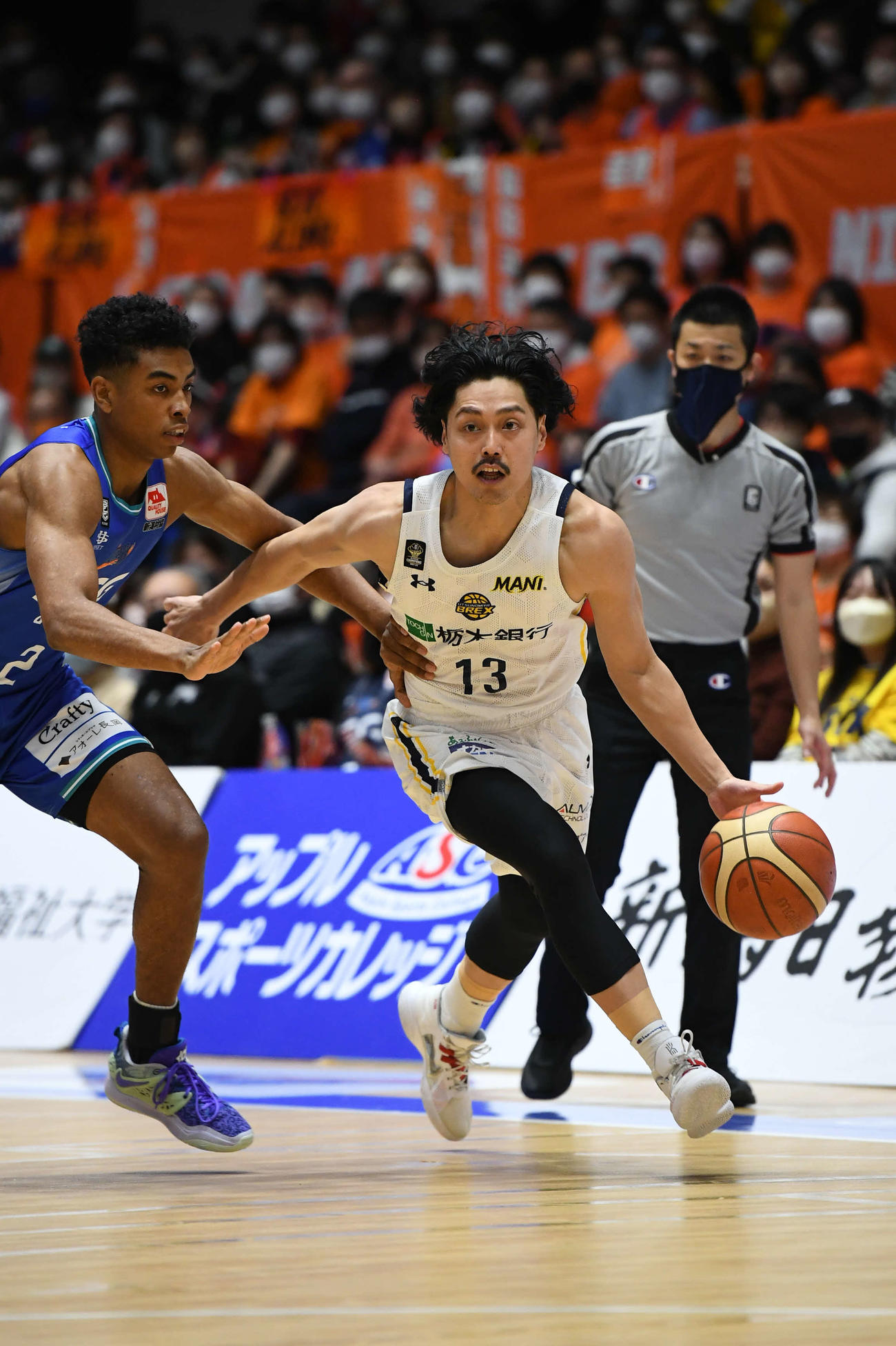 新潟対宇都宮　2試合連続2ケタ得点をマークした宇都宮渡邉（コピーライトB.LEAGUE）