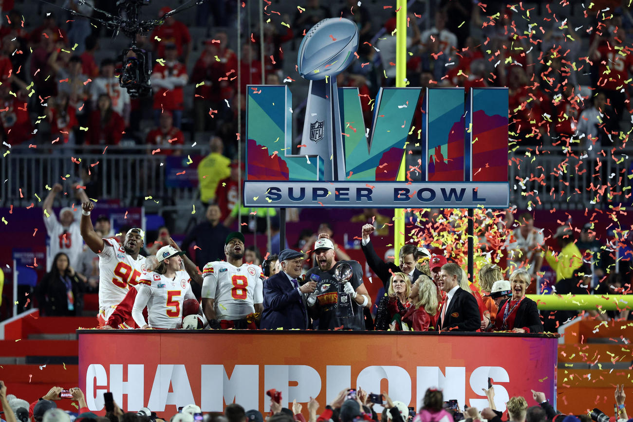3年ぶりにスーパーボウルを制したチーフス（ロイター＝USA TODAY Sports）