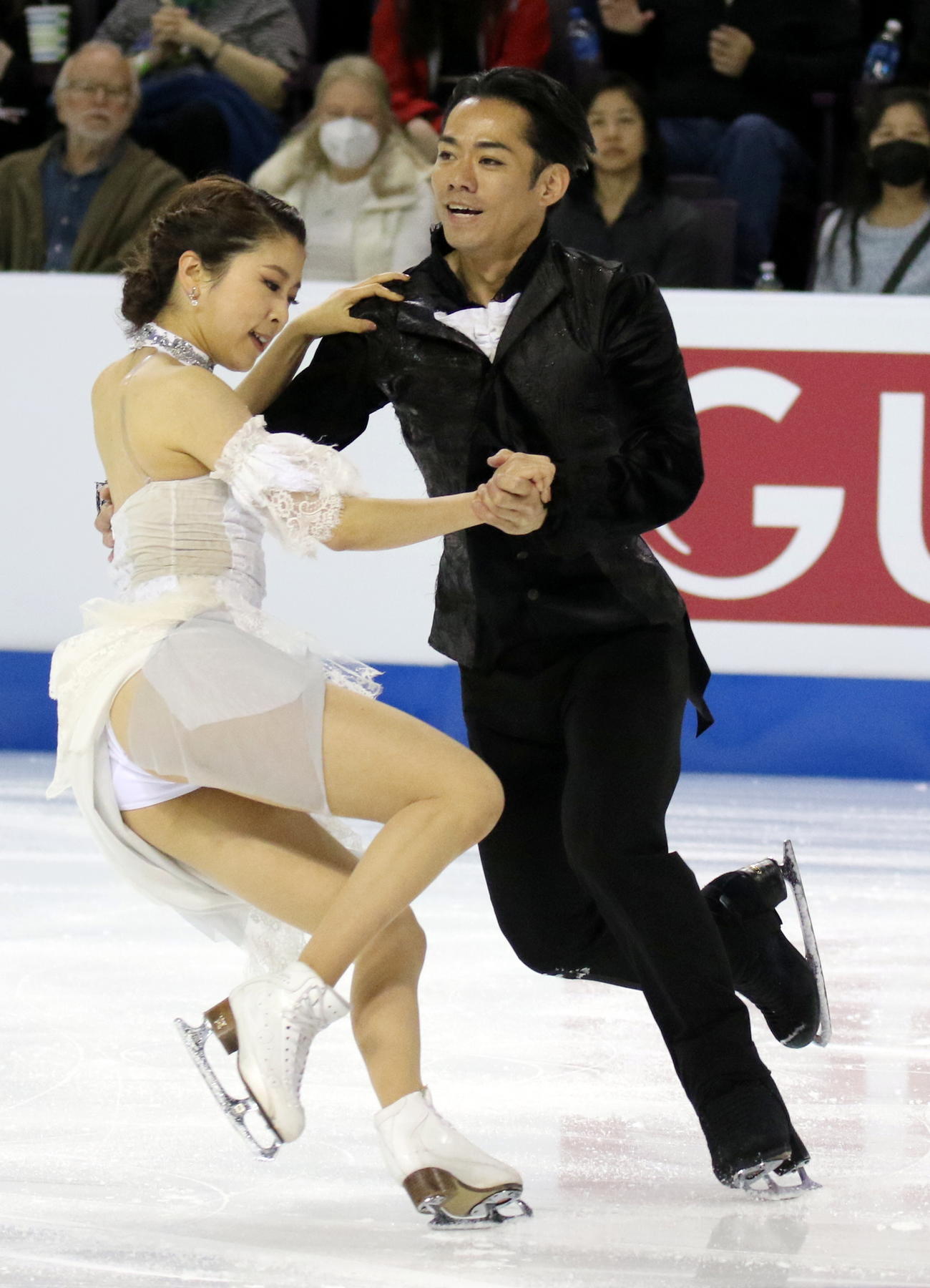 フィギュアスケート4大陸選手権　フリーダンス（FD）序盤の演技には納得していた「かなだい」村元哉中（左）高橋大輔組（撮影・木下淳）
