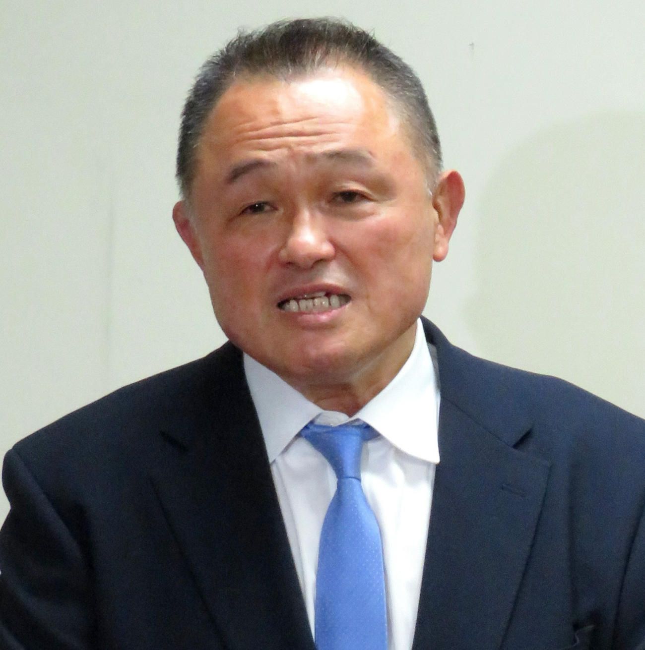 JOC山下泰裕会長（2022年4月12日撮影）