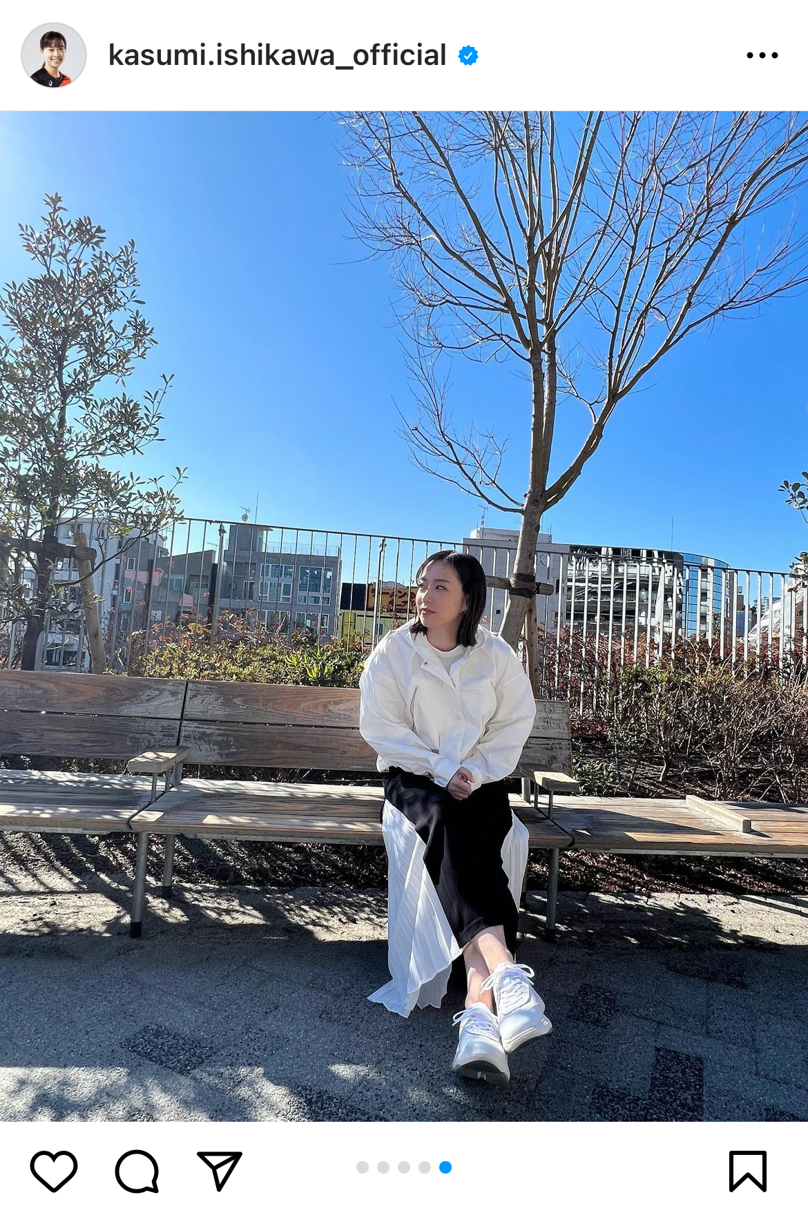 石川佳純のインスタグラムより