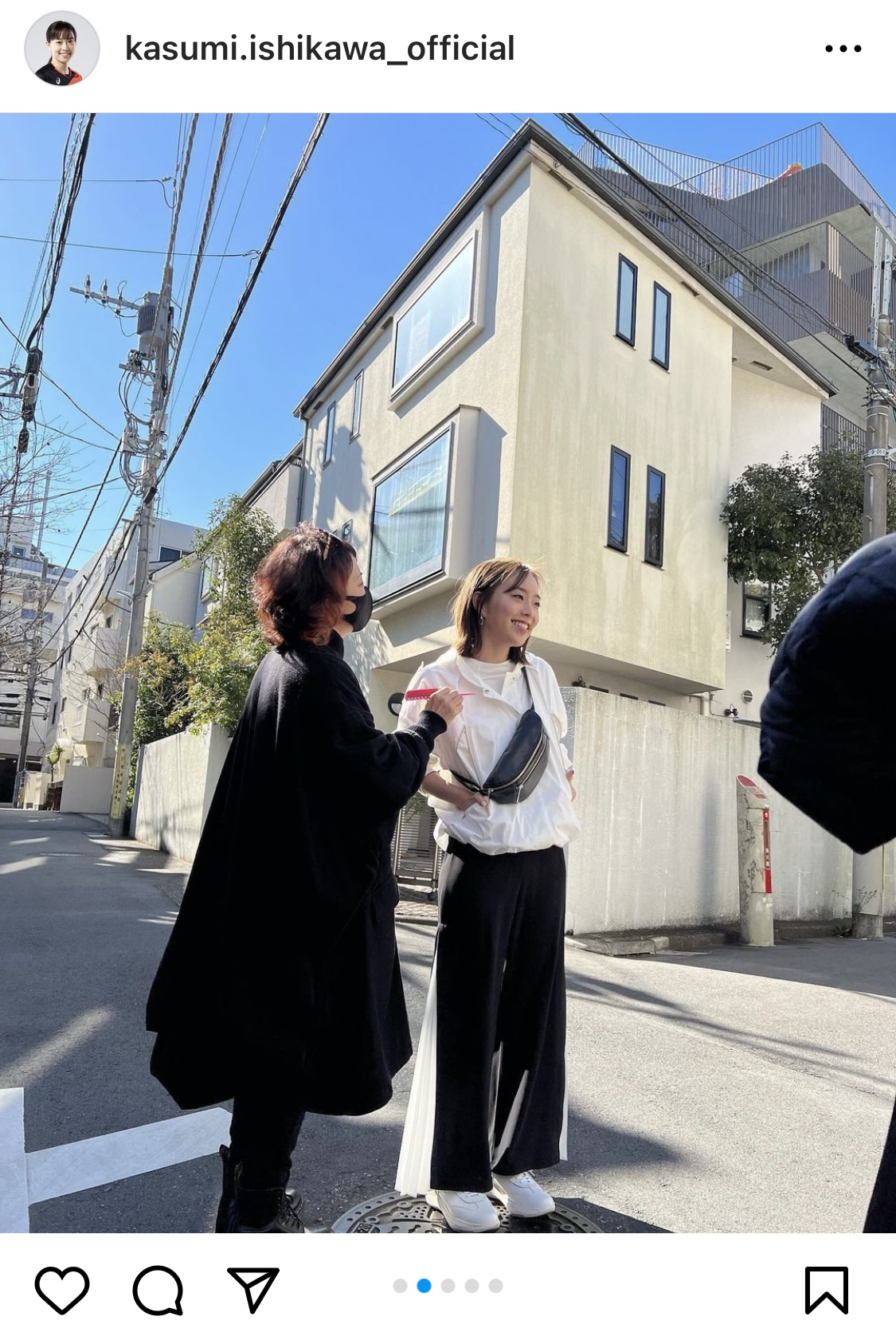 石川佳純のインスタグラムより