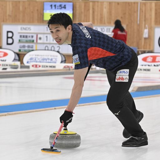 松村千・谷田組と対戦する清水（C）JCA IDE