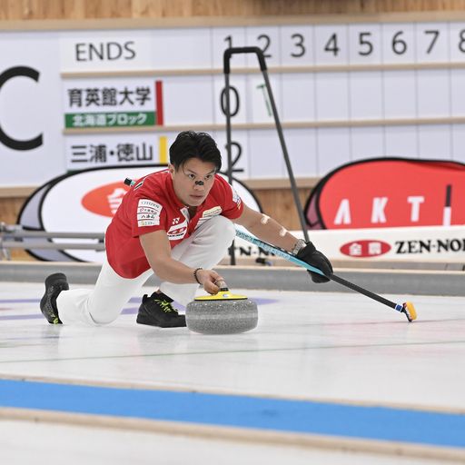 山田・田辺組と対戦する山口（C）JCA IDE