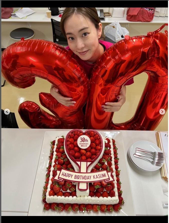 石川佳純が30歳に（インスタグラムより）