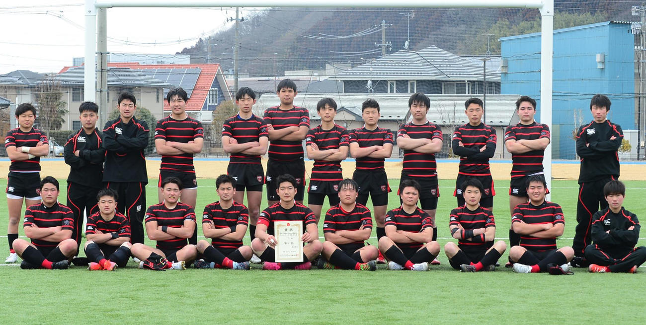 全国高校選抜ラグビー出場を決めた黒沢尻工（撮影・佐藤究）