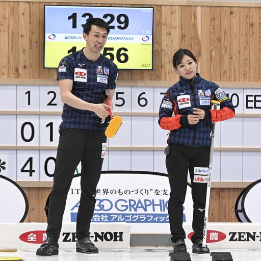 吉田夕・松村雄組と対戦する清水（左）と吉田知（C）JCA IDE