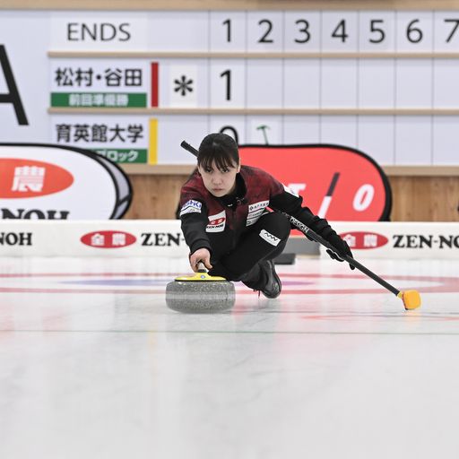 松村千・谷田組との準々決勝に臨む奥山（C）JCA IDE