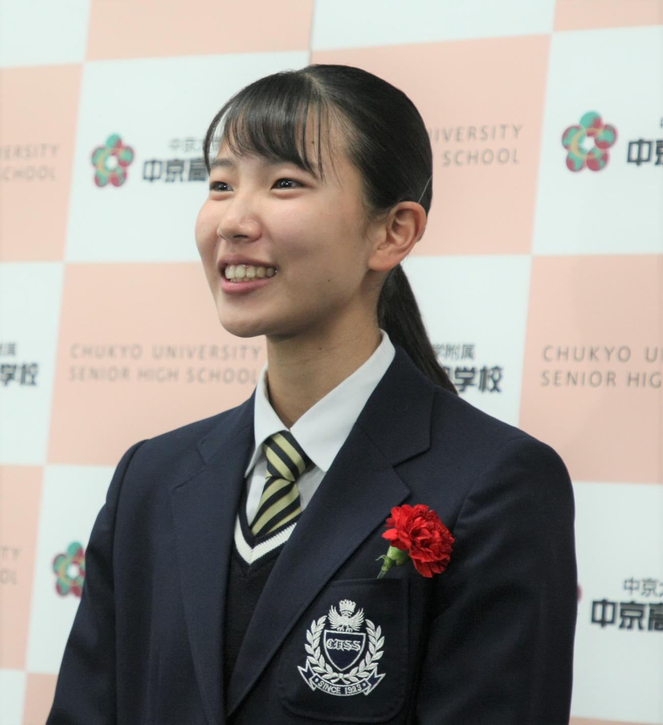 中京大中京高の卒業式に出席した蔵重（撮影・藤塚大輔）