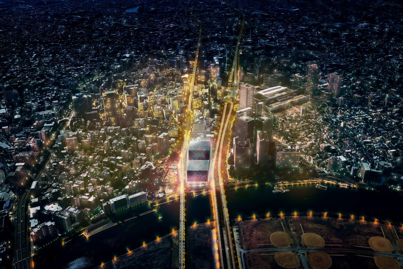 28年の開業が発表された川崎市の新アリーナ（C）DeNA