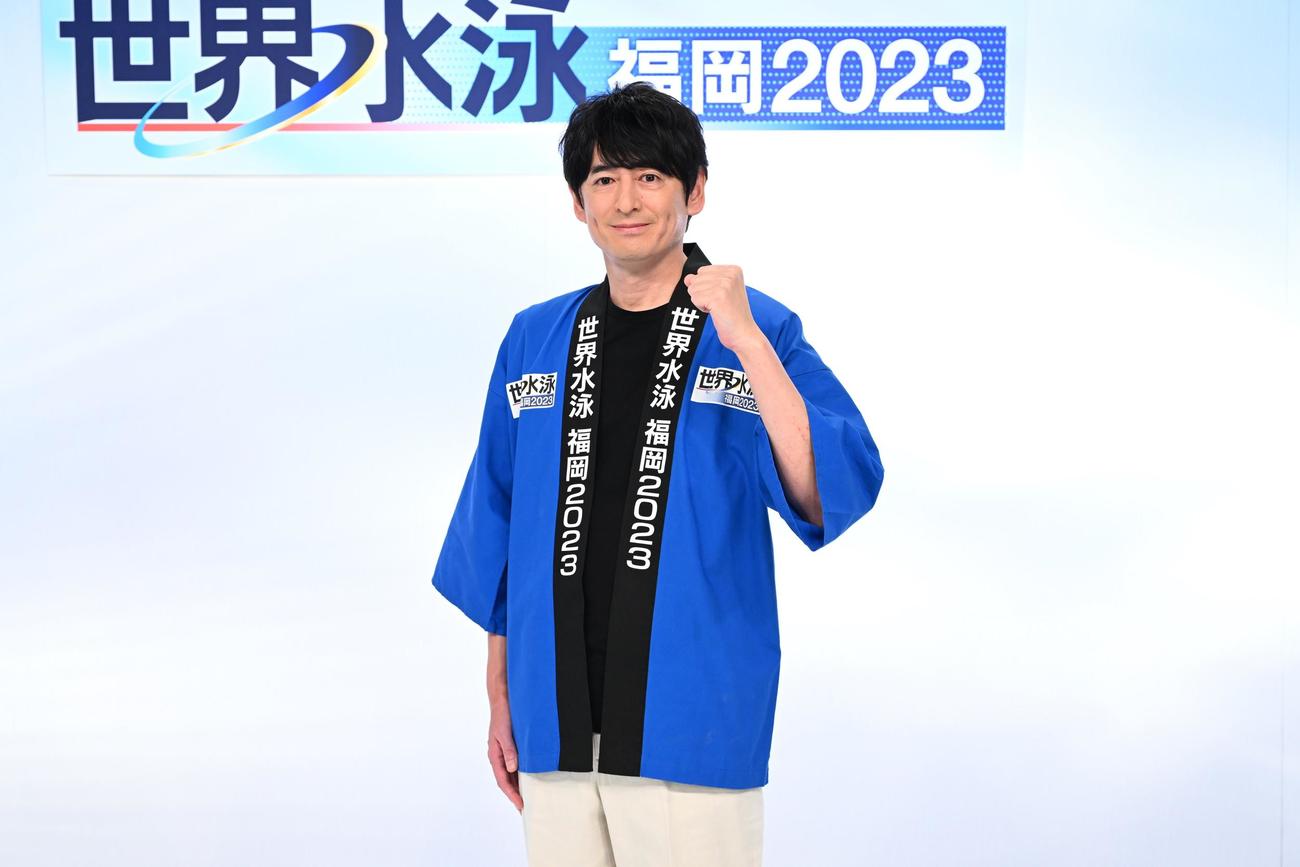 応援団に就任した博多華丸・大吉の大吉