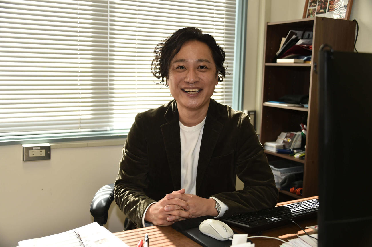 「子どもたちに夢を持ってもらいたい」と話す武江社長