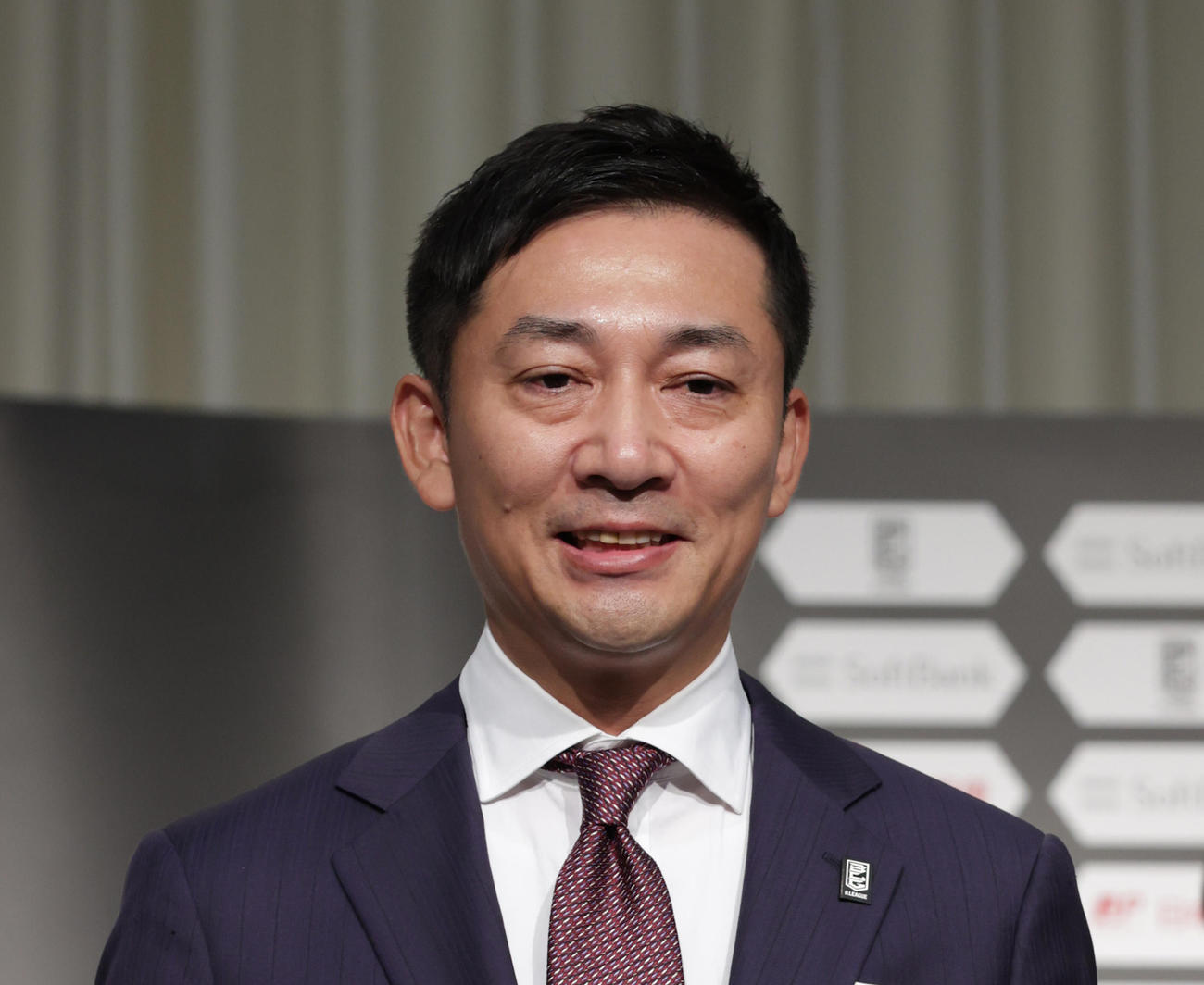 Bリーグ島田慎二チェアマン（2021年9月29日撮影）