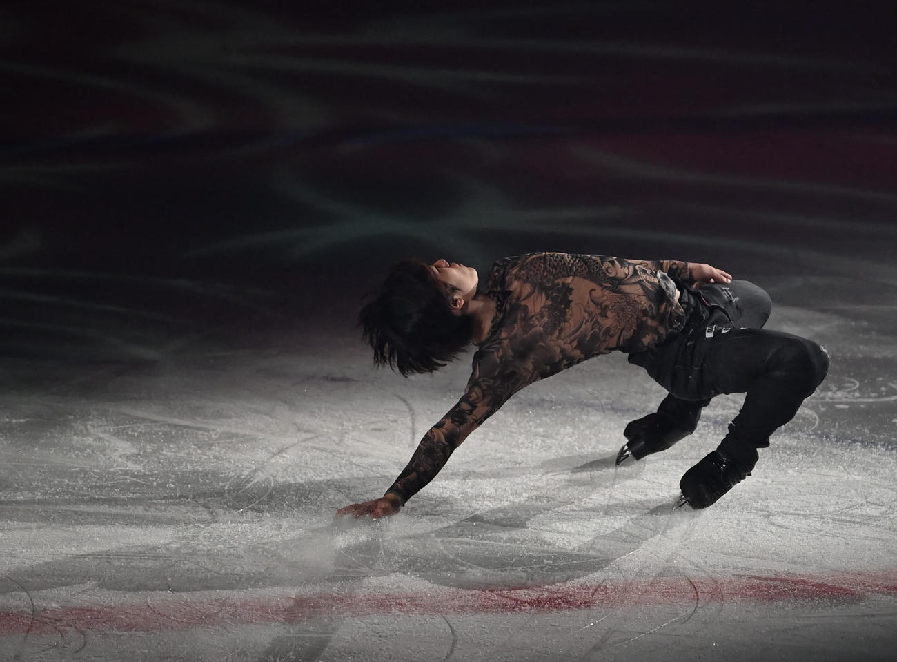 観客を魅了する宇野昌磨さん（撮影・石井愛子）