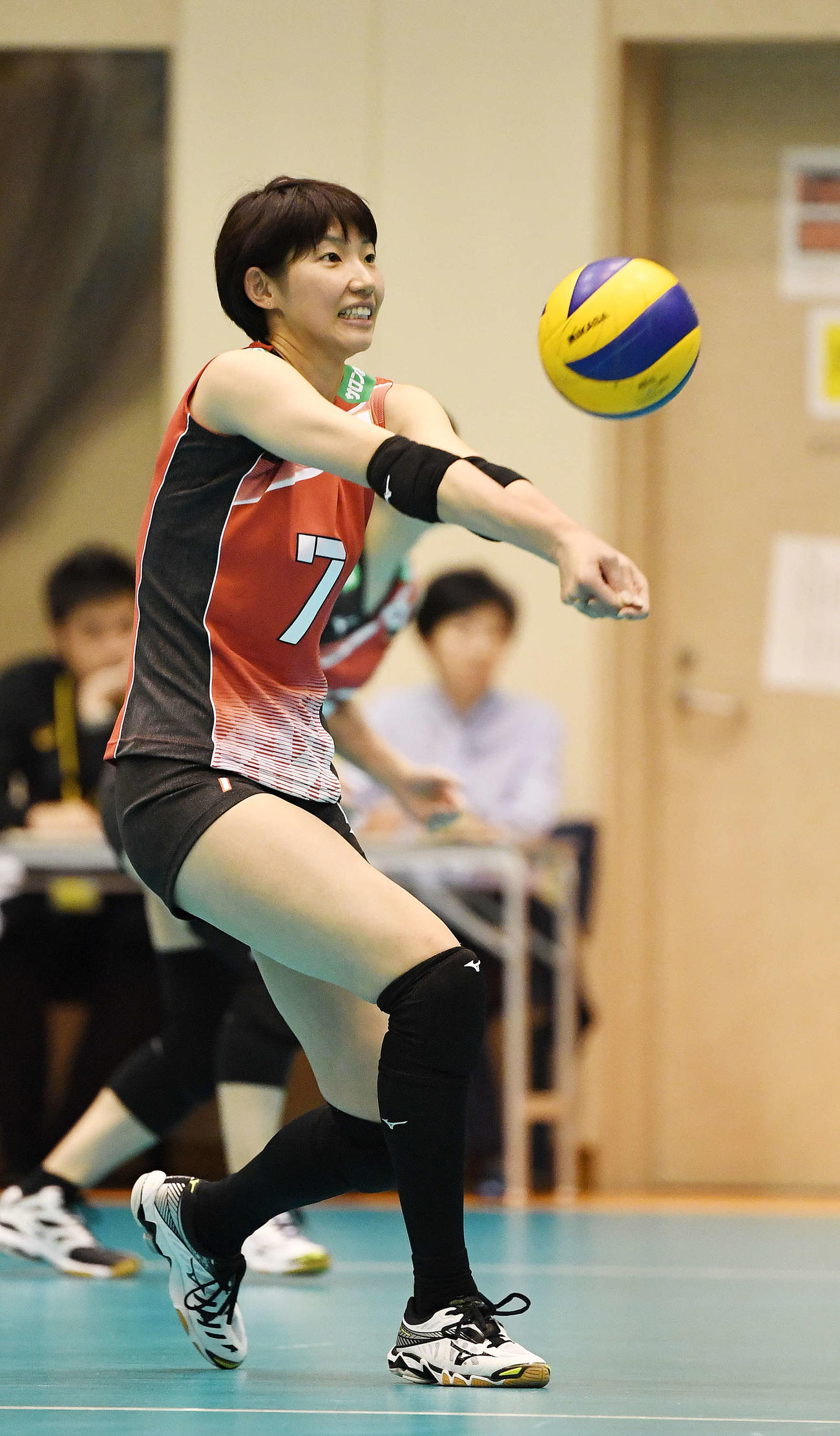 18年4月17日、女子日本代表合宿　練習する石井優希