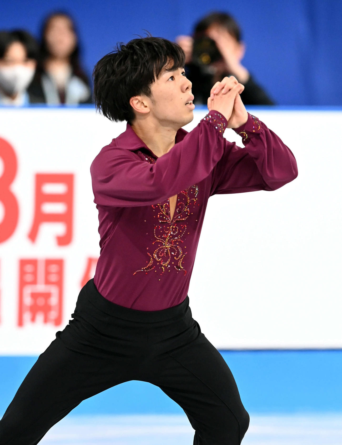 男子FP　華麗な演技を見せる佐藤（撮影・たえ見朱実）