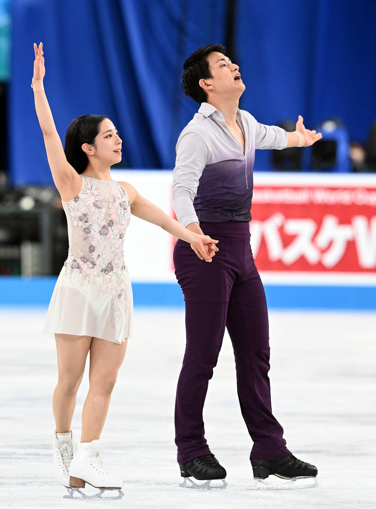 2位で終了したペアの三浦・木原組（撮影・たえ見朱実）