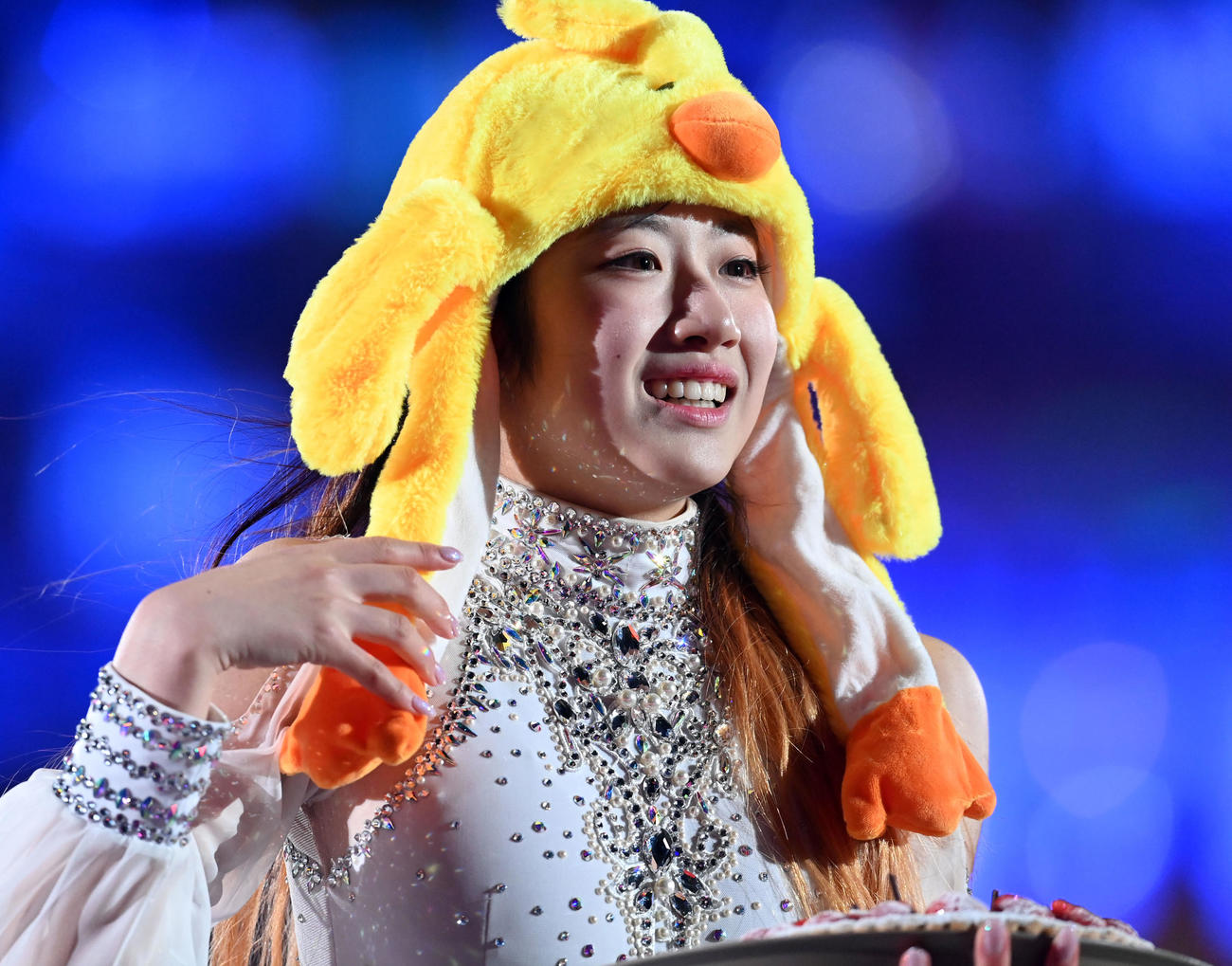 18歳の誕生日を迎え笑顔見せる韓国の李海仁（イ・ヘイン）（撮影・たえ見朱実）