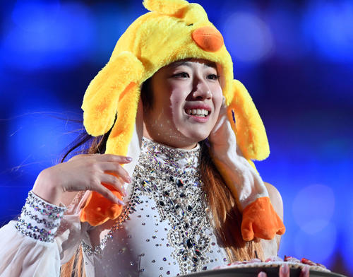 18歳の誕生日を迎え笑顔見せる韓国の李海仁（イ・ヘイン）（撮影・たえ見朱実）