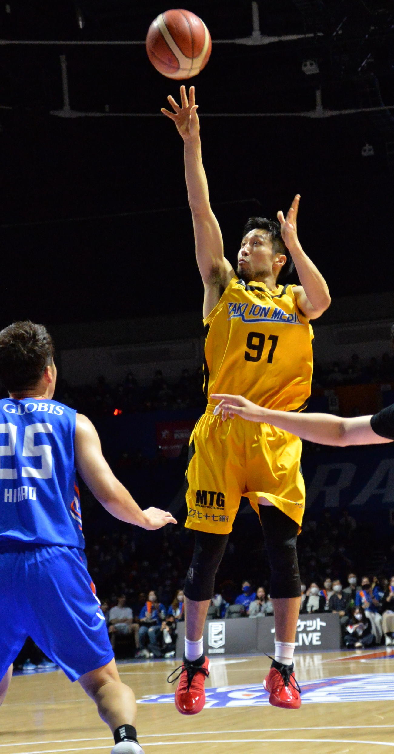 16日茨城戦で2点シュートを決める
