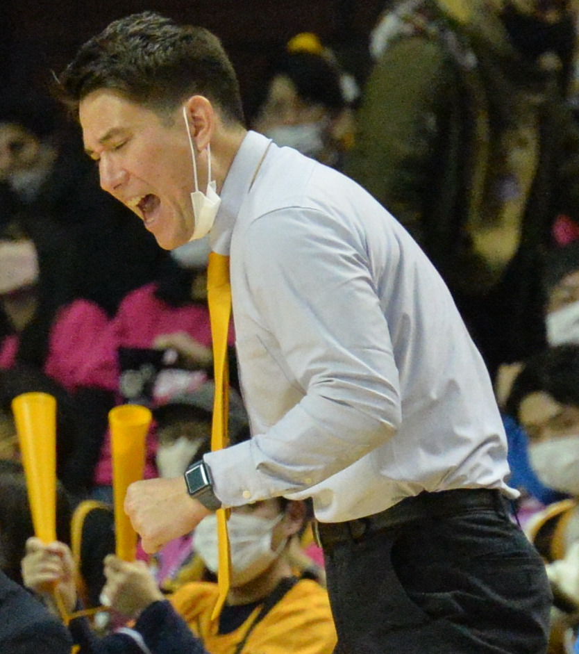 仙台89ERS・藤田弘輝ヘッドコーチ（2023年2月12日撮影）