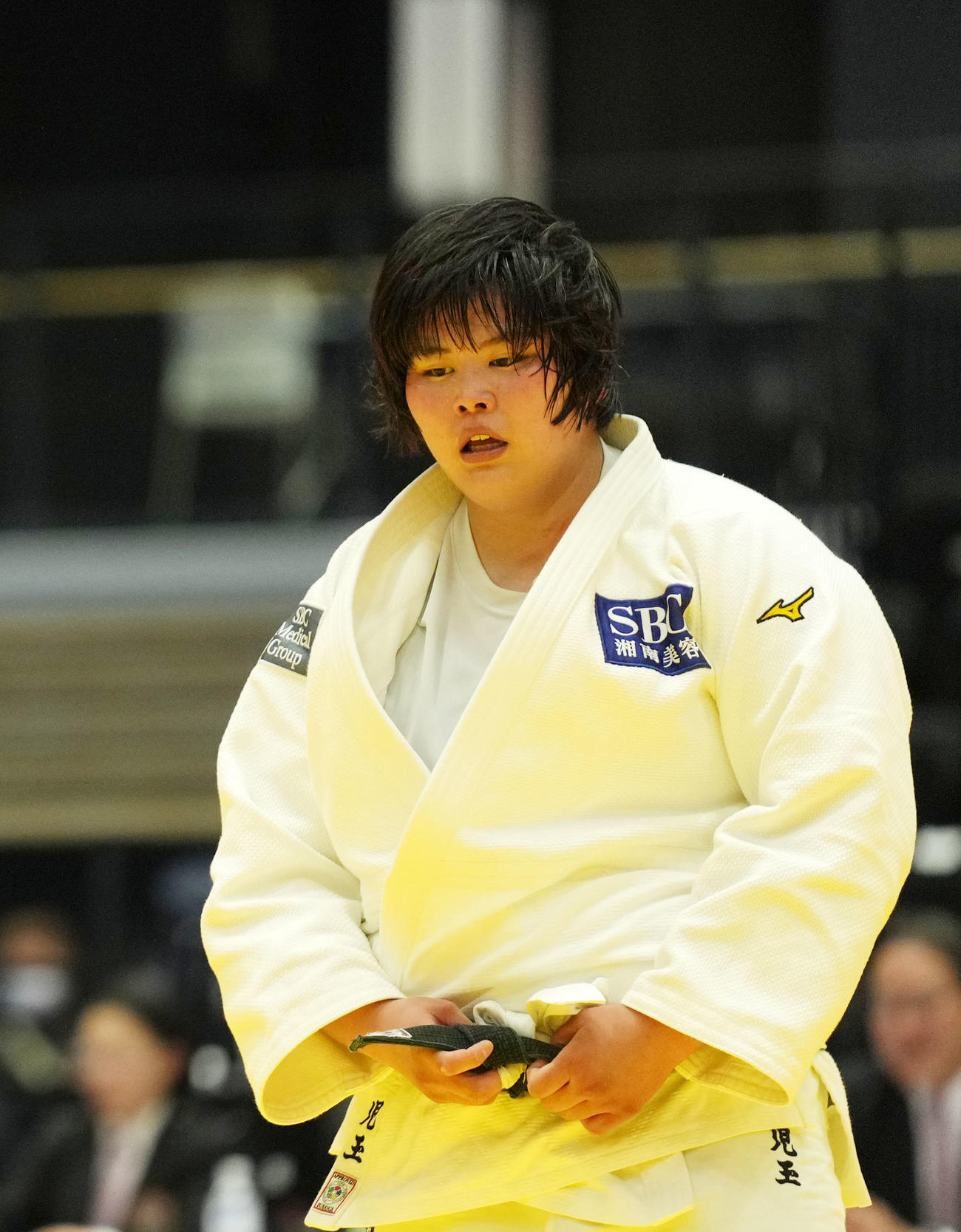 決勝で敗れ肩を落とす児玉（影・横山健太）