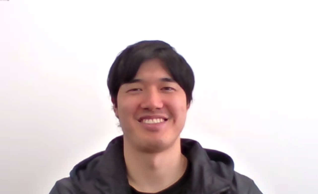 帰国してオンライン会見に応じたNBAネッツの渡辺雄太
