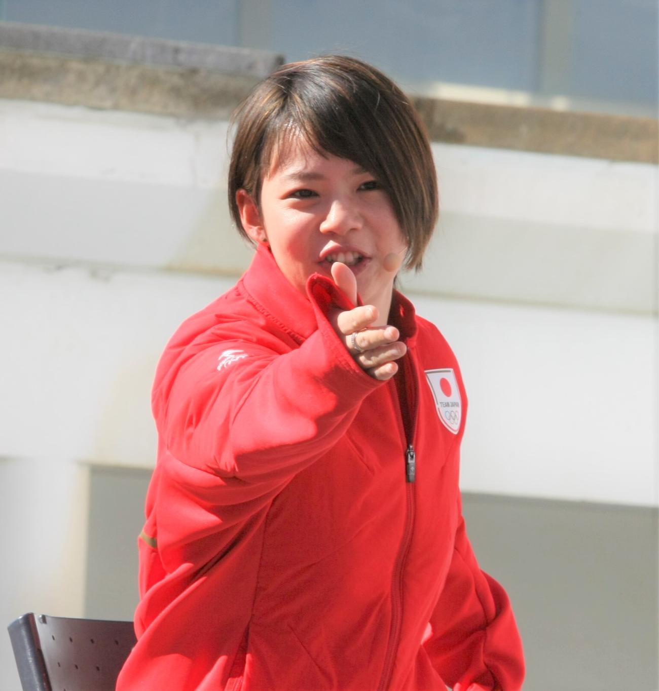 高木菜那さん（2023年2月11日撮影）