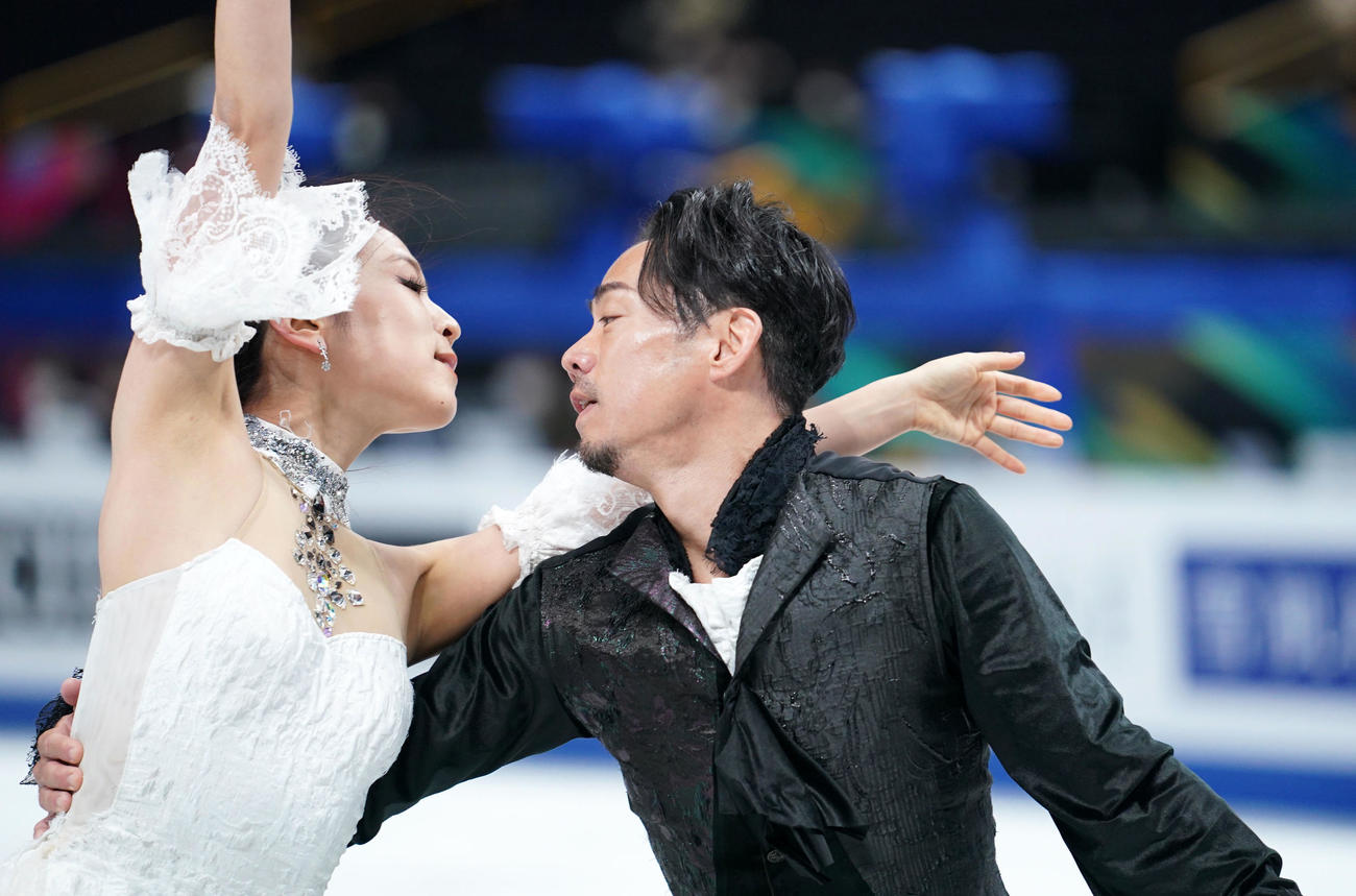 練習に臨む「かなだい」村元（左）高橋組（2023年3月20日撮影）