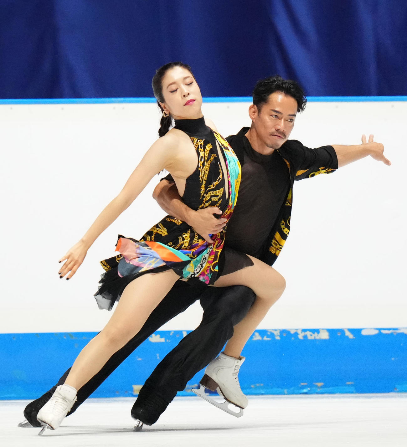 練習に臨む「かなだい」村元（左）高橋組（2023年3月24日撮影）