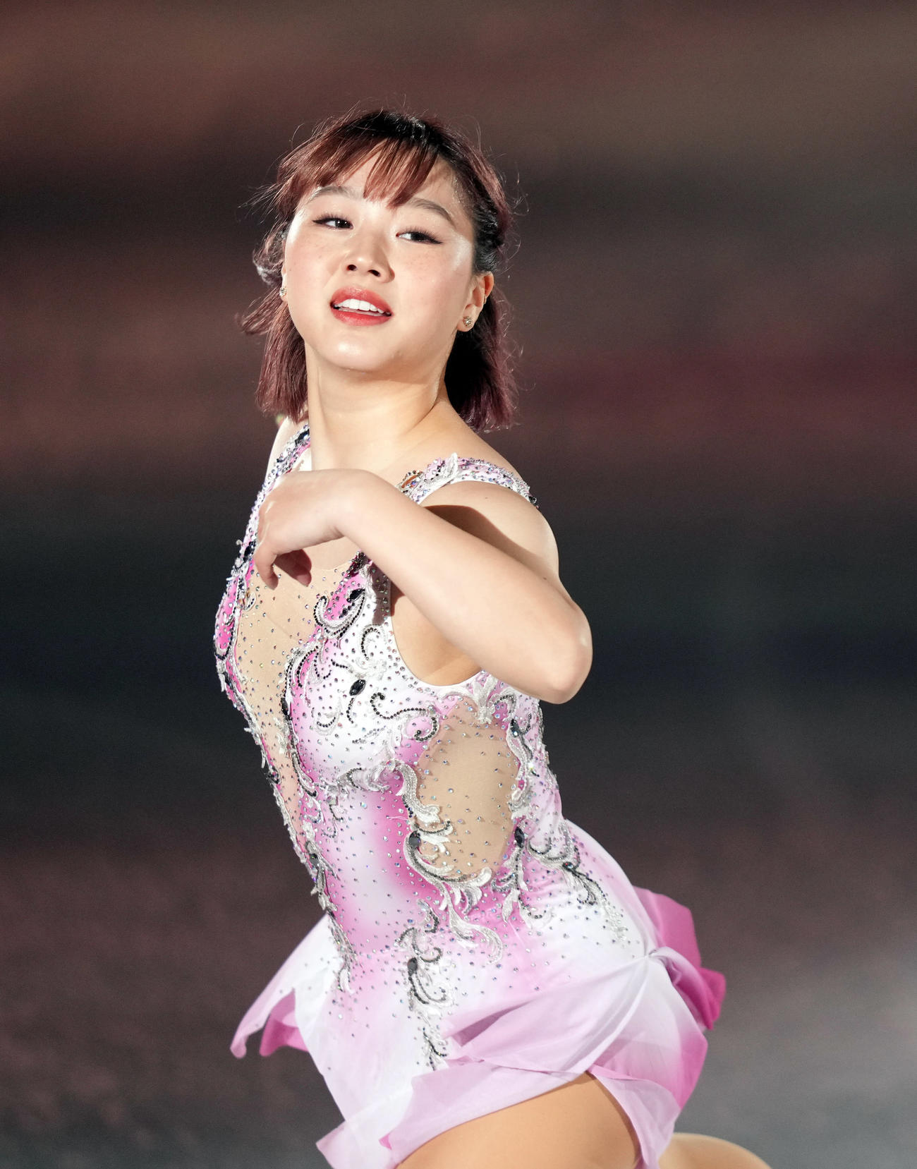 「プリンスアイスワールド2023－2024横浜公演」で演技を見せる樋口（撮影・狩俣裕三）