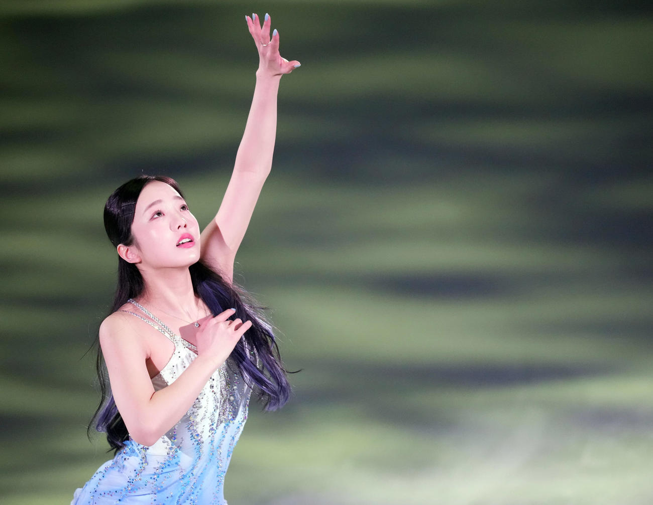 「プリンスアイスワールド2023－2024横浜公演」で演技を見せる本田（撮影・狩俣裕三）